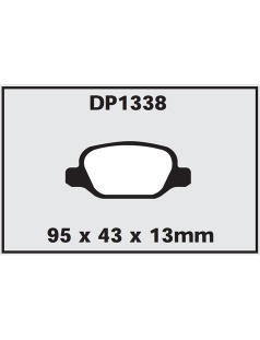 Pastillas traseras EBC DP1338